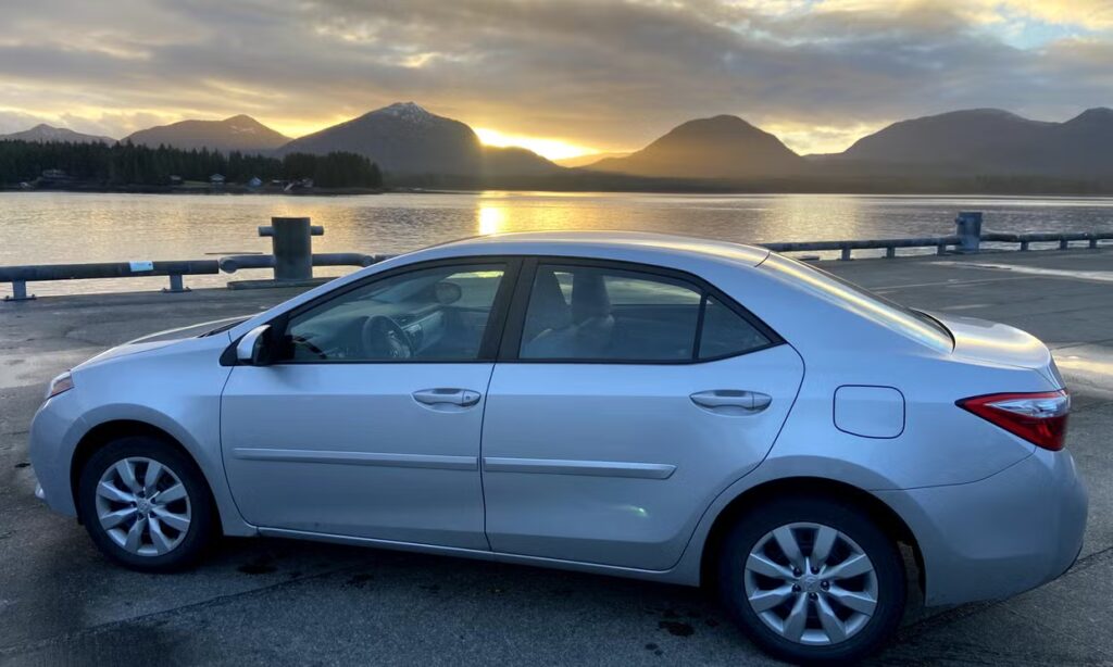 Toyota Corolla economy car rental, Ketchikan, Alaska